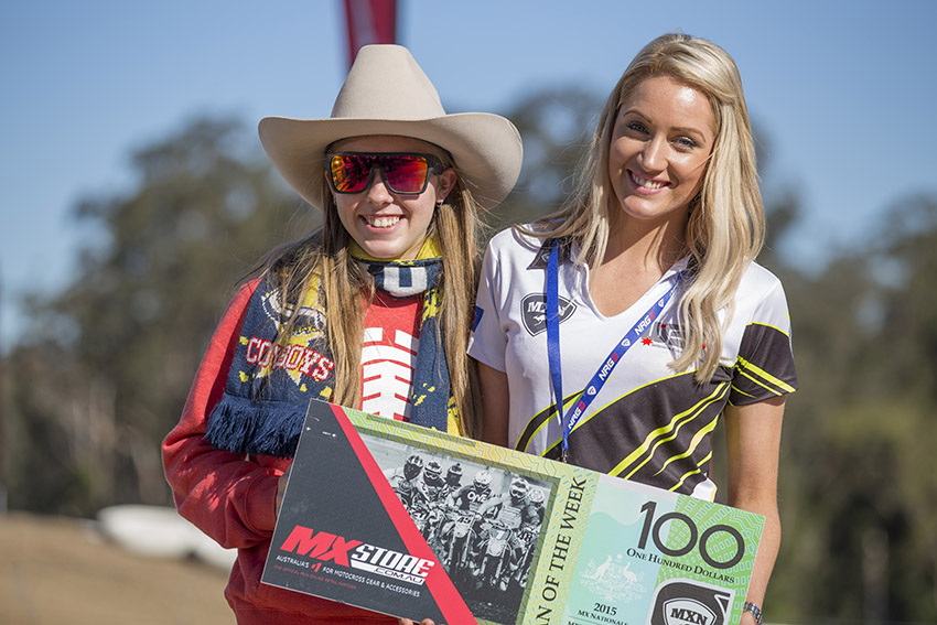 MXstore MX Nationals Fan of the Week - Kelly Manning